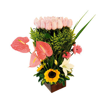 CMP069 - Arreglo Floral para cumpleaños
