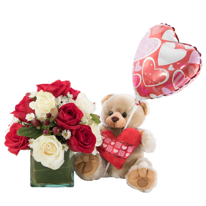 flores de peluche