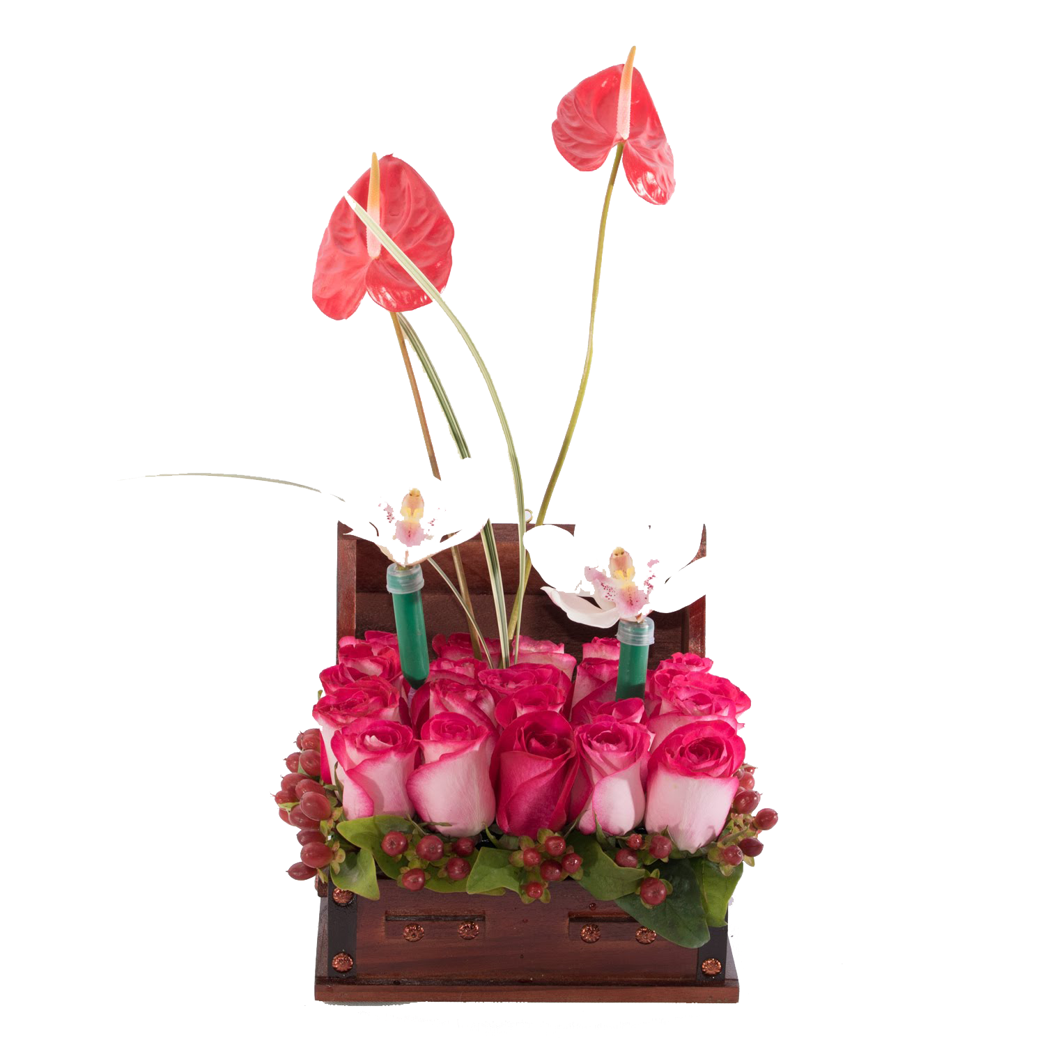 ORQ024 – Arreglo floral de orquídeas