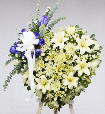 CND069 - CORAZÓN BLANCO PEDESTAL