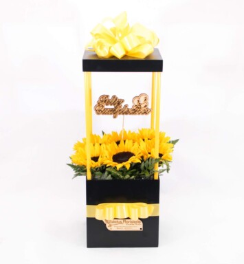 GIR028-GIRASOLES EN MADERA
