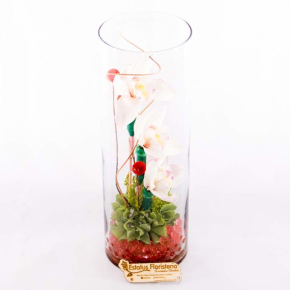 ORQ0103 – ORQUÍDEAS EN CILINDRO