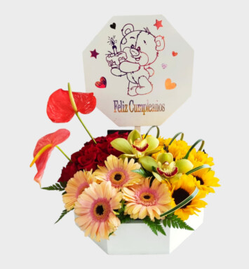 ORQ0101 – ORQUÍDEAS, GERBERAS, GIRASOLES, ROSAS