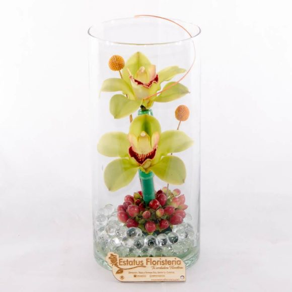 ORQ0103 – ORQUÍDEAS EN CILINDRO - Imagen 2