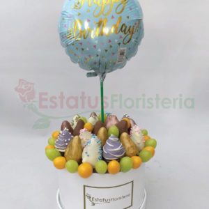 Frutas bañadas en chocolate