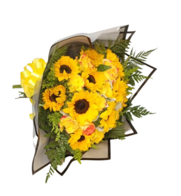 BOU029-BOUQUET GIRASOLES
