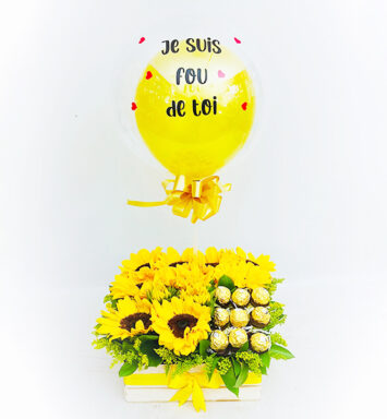 GIR016-GIRASOLES-CHOCOLATES-GLOBO