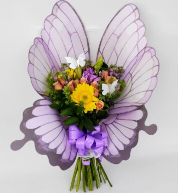 BOU051-BOUQUET MARIPOSA