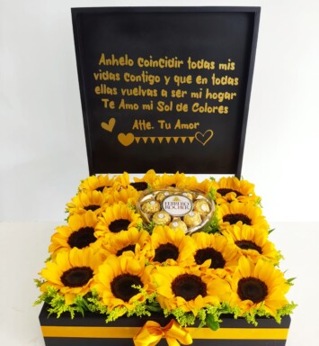 GIR020- ARREGLO GRANDE DE GIRASOLES