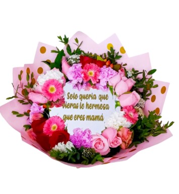BOU080-BOUQUET ESPEJO