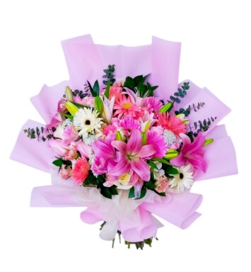 BOU079-BOUQUET ROSA